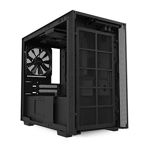 Nzxt H210I - Ca-H210I-B1 - Mini-Itx Pc Gaming Case - Front I/O Usb Type-C Port - Tempered Glass Side Panel Cable Management - Water-Cooling Ready - Integrated Rgb Lighting - Black #TOP6