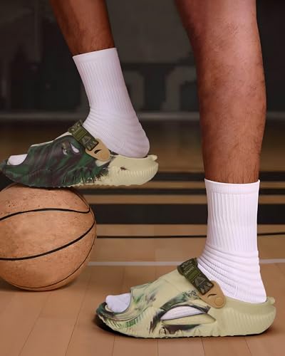 COFACE Mens Orthotic Clogs Orthopedic Mules for Men Recovery Sandals Man Plantar Fasciitis Summer Casual Size 7-152