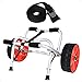 WIN.MAX Kajakwagen Kanuwagen Bootswagen Aluminium Faltbar Maximale Belastung 80 kg