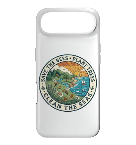 Save The Bees Plant Trees Clean The Sea �X�}�z�P�[�X iPhone Air �p