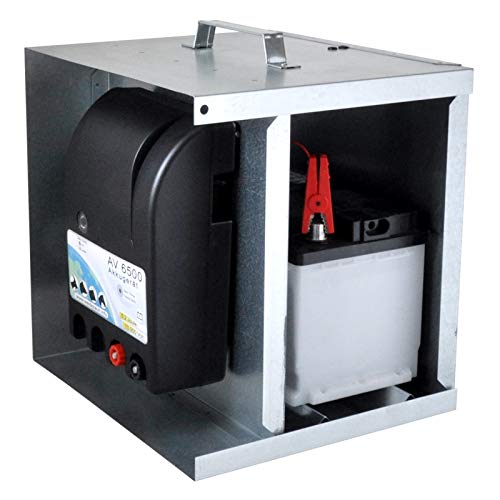 VOSS.farming Caja metálica para batería de 12 V y Pastor eléctrico