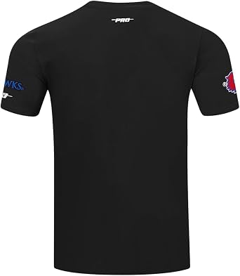 Pro Standard Mens University of Kansas Classic Chenille Short Sleeve Tee Black M