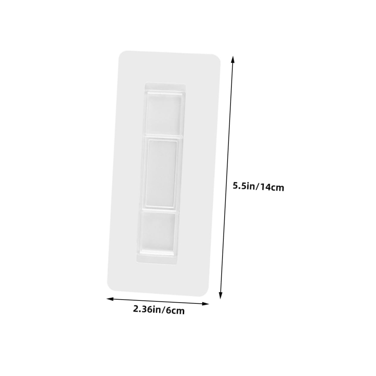 MAGICLULU 5 Sätze Nagelfreier Aufsteckflicken Aufhänger Wandhaken Gürtelhalter Für Kleiderschrank Stockhaken Band Wandmontage Pvc-haken Klebehaken Haken Für Die Wand Transparent 20 Stück * 5