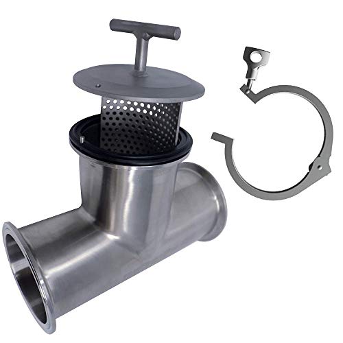Sani-Matic Tee-Line Strainer with Alignment Pin, 1.5