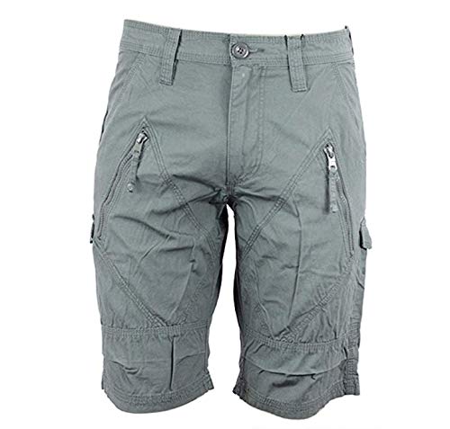 Armani Exchange AIX Utility Zip Short in Army Green, Size 29