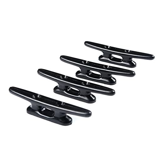 Mxeol Boat Nylon Cleat Dock Kayak Small Cleats 4“ (4 Pack)