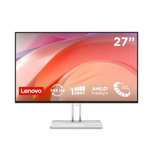 Lenovo L27-45 Monitor IPS 27' Full HD, 144Hz, 1ms, Altoparlanti...