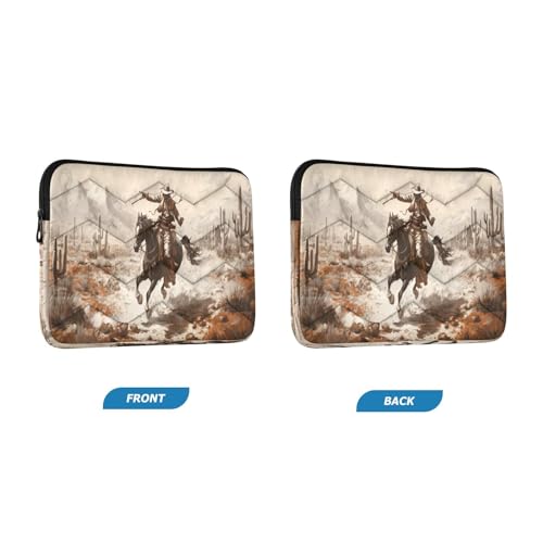 Funda Western Desert Cowboy para portátil 13-14 pulgadas miniatura 2