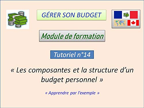 Action de formation à la gestion et au suivi pratique d'un budget personnel ou familial