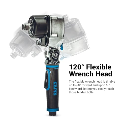 Capri Tools Flex-Head Air Angle Impact Wrench