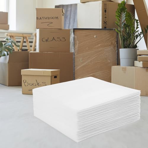 APOCHON Pacotes de 50 bolsas de espuma de almofada, bolsas de espuma de 12 x 12 polegadas para prote