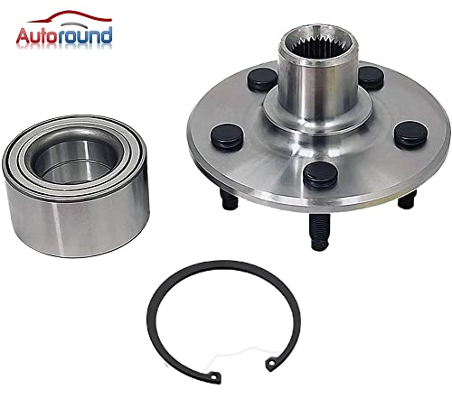 Autoround 521000 [2-Pack] Rear Wheel Bearing And Hub Assembly Compatible With Ford Explorer/Mercury Mountaineer 2002-2010, Lincoln Aviator 2003-2005, Explorer Sport Trac 07-10 #TOP2