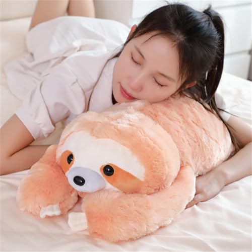 Sarah Duke Faultier Kuscheltier, Kuschel Stofftier Faultier Plüschtier für Mädchen, Jungen & Babys, XXL groß Plush Baby-Geschenk für Erwachsene Kinder (50cm)