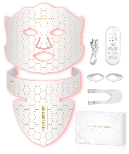 Yahi LED Face Mask Light Therapy, Red Light Therapy for