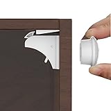 Premium Child Safety Magnetic Cabinet Locks Set By Safety4House, Easy Tool-Free, No-Drill Installation, Extra-Strong 3M Adhesive Pads, Ultimate Toddler Security & Protection, 8 Babyproof Locks, 2 Keys