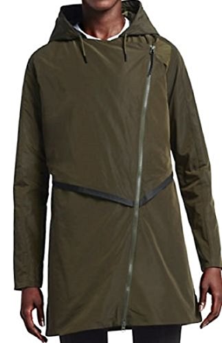 Nike Sportswear Women's Size M Bonded Parka Coat with Hood & 2 Way Zipper