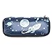 Cohete de astronauta planetario Estuche de lápices Estuche de lápices Estuche de lápices Papelería para estudiantes con doble cremallera Porta bolígrafos para escuela/oficina 19x7.5x3.8cm