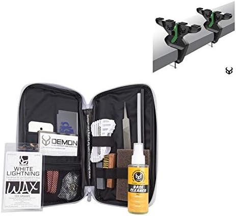 DEMON UNITED Mechanic - Kit de cera de afinación para esquí y snowboard con cera universal con Demon Ultra Vise
