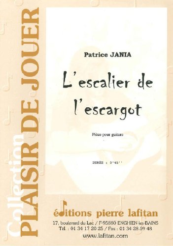 LAFITANJANIA PATRICE - L'ESCALIER DE L'ESCARGOT - GUITARE