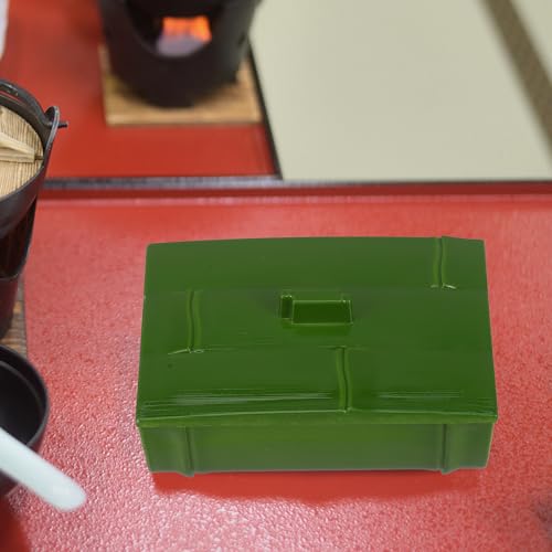 Bandeja para sushi japonesa de plástico en forma rectangular miniatura 4
