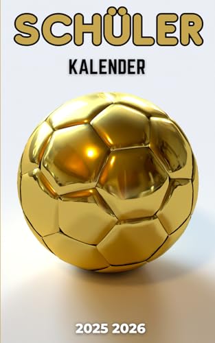 Schuelerkalender 2025/2026 Fussball: Hausaufgabenheft 2025/2026 fussball | tagesplaner 2 tag 1 seite fuer schueler maedchen jung