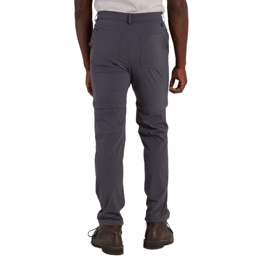 Marmot Meżczyzni Arch Rock Convertible Pant, Oddychające Spodnie Trekkingowe Zapinane na Zamek, Wodoodporne Spodnie Turystyczne, Długie Spodnie Z Odpinanymi Nogawkami, Dark Steel, 28