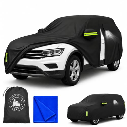 Image of Car Cover Waterproof All Weather Custom Fit for Volkswagen Tiguan.