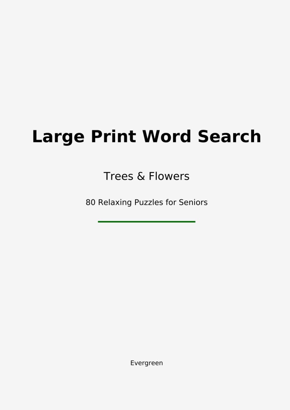 Large Print Word Search
