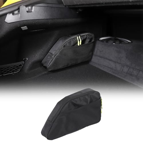 Fgtagtal Car Trunk Organizer Compatible with Toyota Supra GR A90 A91 MK5 2019-2025, Rear Trunk Storage Organizer Box, Oxford Cloth Car Storage Bag Space Saving