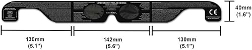 Miniatura 3 de Baader Solar Viewer AstroSolar - Gafas Eclipse plateadasdoradas # 2459294 - Paquete de 5