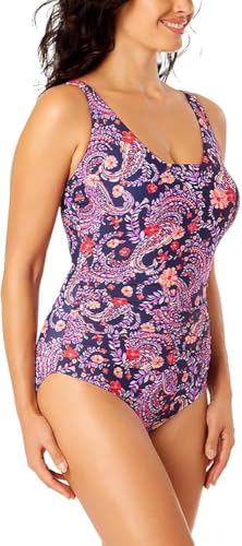 Lands' End Women's Sweetheart Neckline Shirred One Piece Swimsuit2