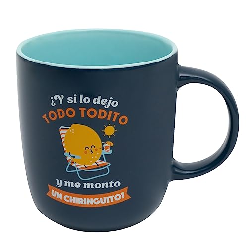 Mr.Wonderful Taza, ¿Y si lo dejo todito y me monto un chiringuito?, 12 x 15,5 x 18,5