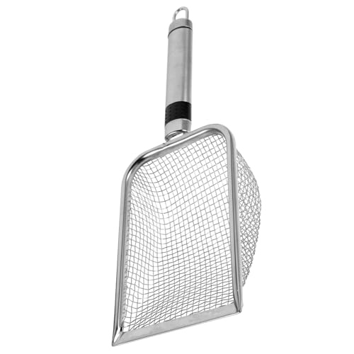 HONMEET Multi-use Filter Shovel Large Beach Shovel Stainless Steel for Play Filter