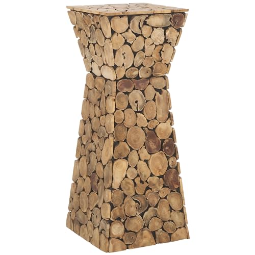 Safavieh Jefferson Coin Stool, Natural miniatura 1