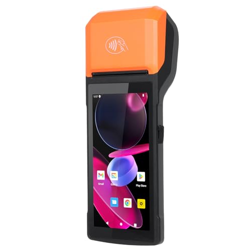 Sunydog Terminal PDA de Mano, 14.0 Octa-núcleo 2.3GHz, 4G WiFi BT, Tarjeta NFC, Cámara de 5 Mp, Impresora de 58 Mm, Pantalla Táctil de 5.5 ", GPS, para la Logística de Inventario de