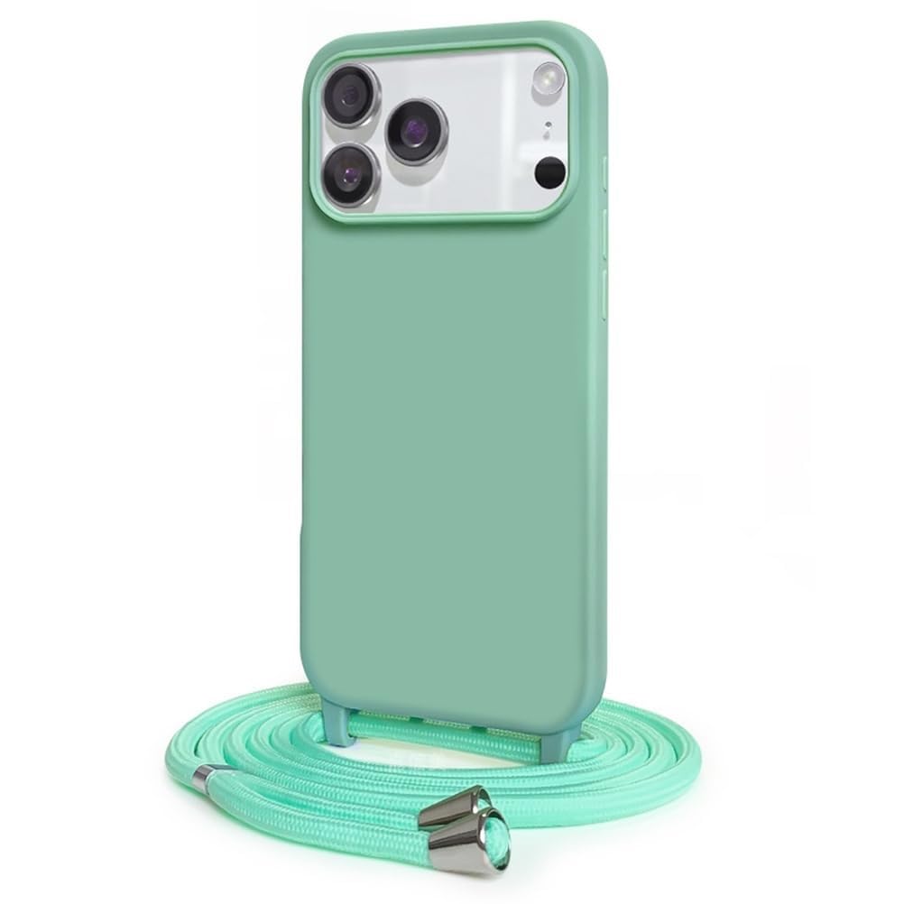 Coque mince iPhone 17 Air antichoc avec cordon sangle de cou bronze - 6