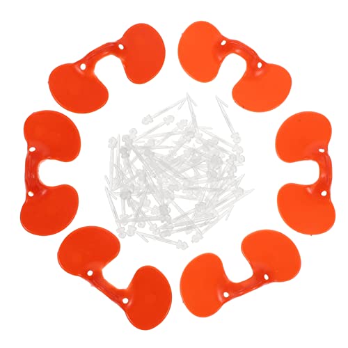 Lunettes pour poules en plastique souple BESPORTBLE avec 300 attaches de fixation stables