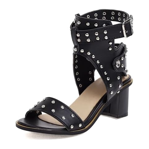 UTIKLIOU Women's Comfy Block Heeled Sandals Cover