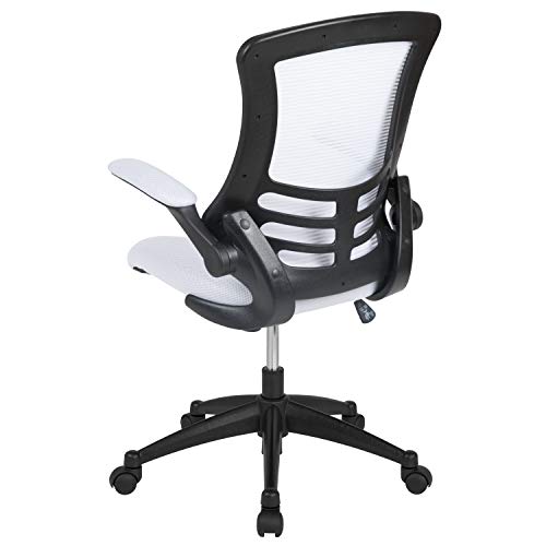 Image of Flash Furniture Kelista Office Chair, Ergonomic, Mid-Back, Black Mesh with Swivel