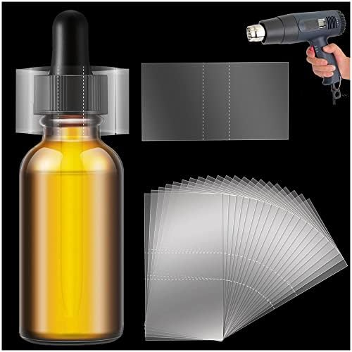 Shrink Wrap Bands for Bottles Jars Seals Heat Shrink Bands Cap Seal for Jars Bottles Mouth Shrink Bag Refillable Shrink Wrap Container-200 Pieces-1.9X 3 Inch-48 x 75mm