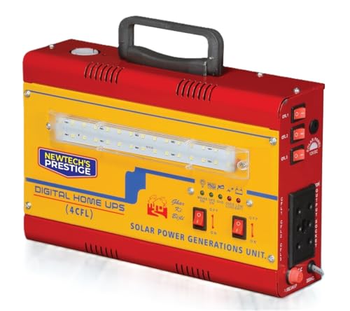 Image of NEWTECH'S Prestige mini invertor CFL UPS can (NP-300) with 12V 7.2 AH EXIDE Battery