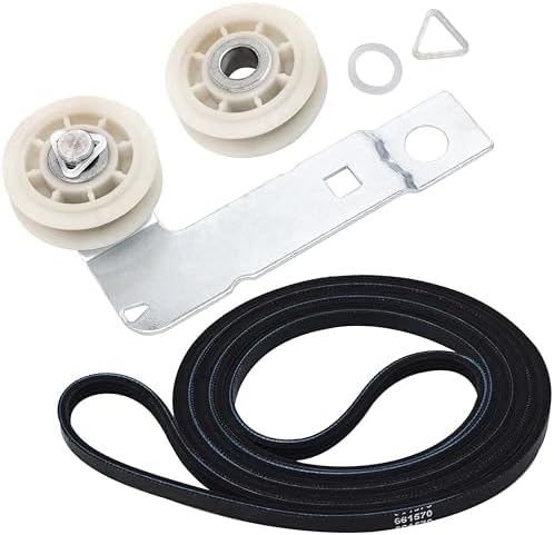 661570V 661570 & 279640 & W10837240 Dryer Drum Belt Idler Pulley Kit