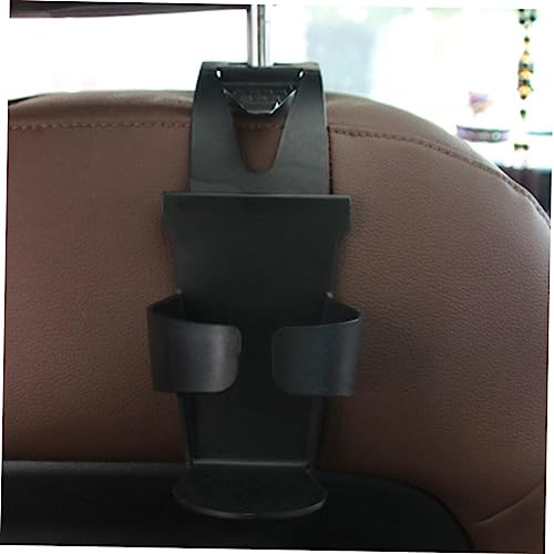 Portavasos para auto negro, 2 piezas, diseño seguro miniatura 5