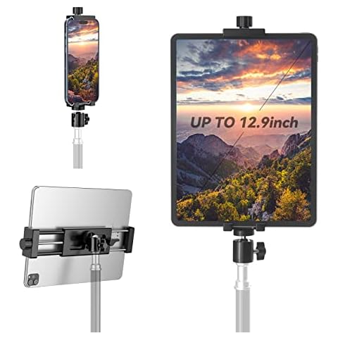 KDD iPad Tripod Mount Adapter with Ball Head Cover