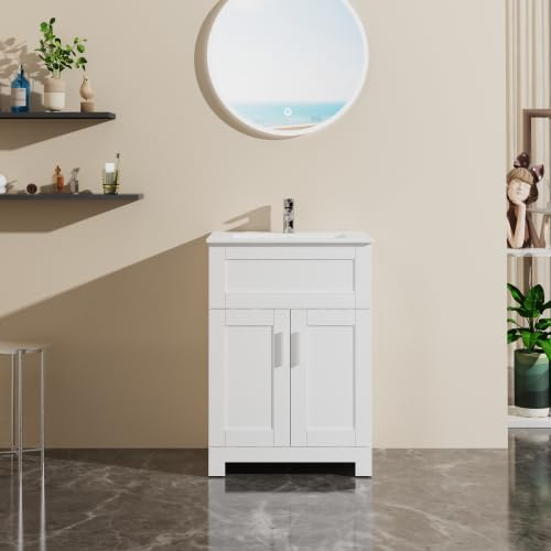 Laundry Sink Cabinet - Stylish and Functional Utility Sink with Ample Storage Space