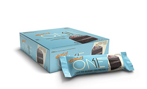 ONE Protein Bar, Chocolate Birthday Cake, 22g Protein, 1g Sugar, 12-Pack ONE Protein Bar, Chocolate Birthday Cake, 22g Protein, 1g Sugar, 12-Pack