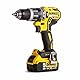 DEWALT DCD796P1-GB XR Brushless Compact Lithium-Ion Kombibohrer, 18 V, Gelb/Schwarz, Einheitsgröße
