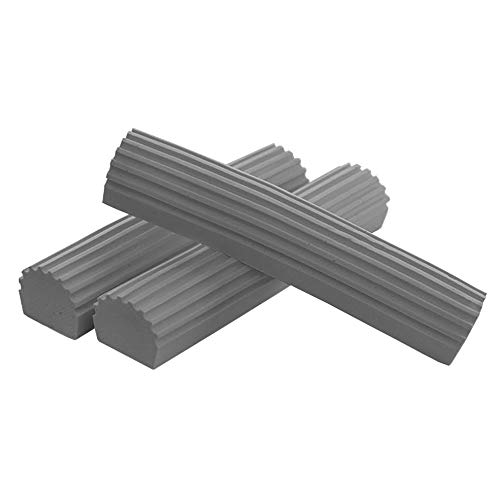 Recharges de Tête de Vadrouille Éponge Absorbante,Tête de Serpillère,Tampons de Balai -Pack de 3 Tampons Éponge de Rechange Mop Gris Cover