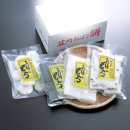 [令和7年12月発送]荘内おばこ餅 詰合せ(丸もち・切もち・豆もち・草もち) 400g×4種 山形県鶴岡産 K-724 鶴岡市農業協同組合