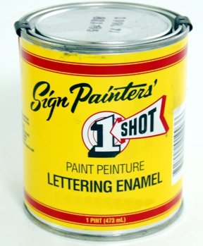 1-Shot Lettering Enamel - Fire Red Pint